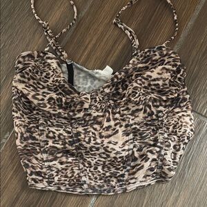 Leopard Print Women's Top